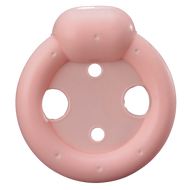 Ring met ondersteuning en knop